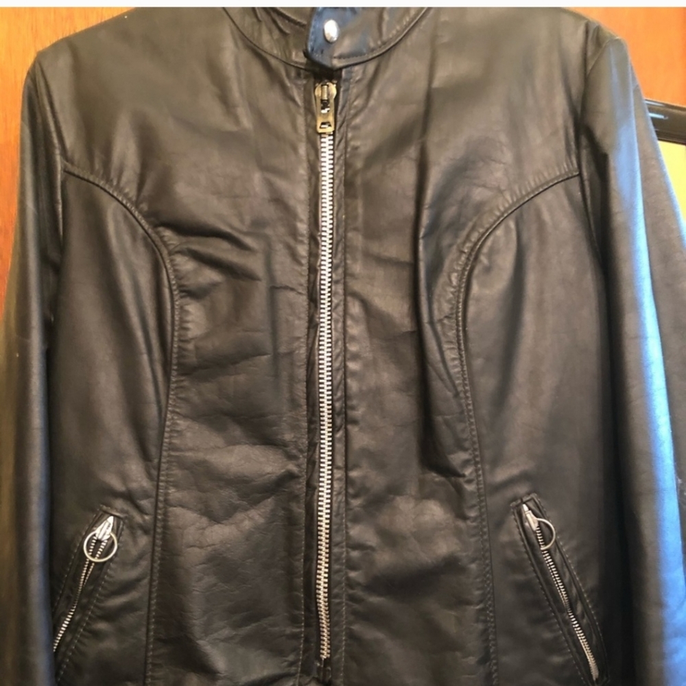Vintage Brooks Leather Motorcycle Jacket